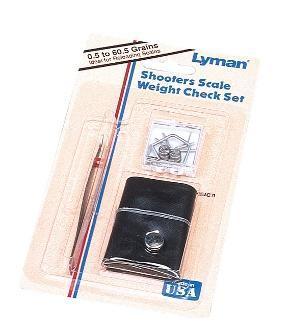 Lyman Shooters Check Weights for Reloading Scale Calibration