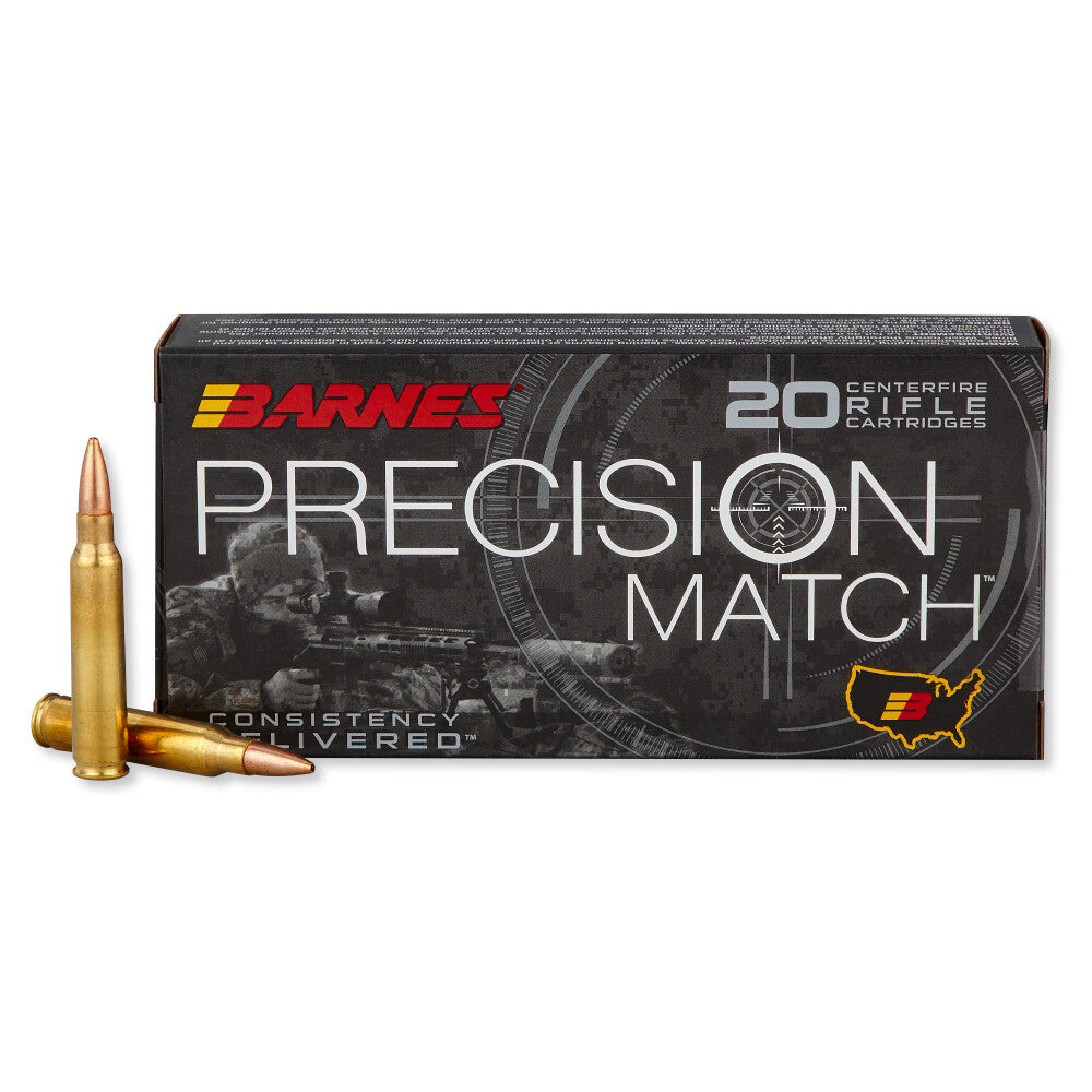 Barnes 5.56x45mm NATO 30848 Precision Match Open Tip Match Boat Tail 85 Grain