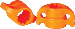 AMS Everglide Orange 5/16" Bowfishing Safety Slide Kit 2PK