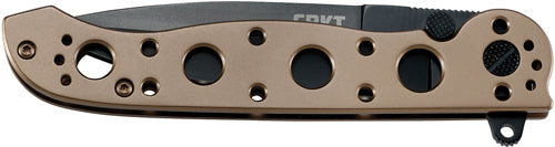 CRKT M16-03BK Folding Knife 3.5" Plain Edge Black Spear Point Bronze