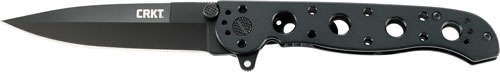 CRKT M16-03KS Folding Knife 3.5" Plain Edge Black Spear Point Stainless