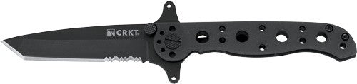 CRKT M16-10KSF Folding Knife 2.94" Half Serrated Tanto Black Blade