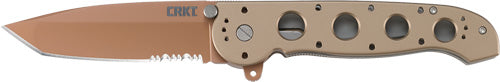 CRKT M16-13D 3.99" Serrated Tanto Blade Folding Knife Copper Handle
