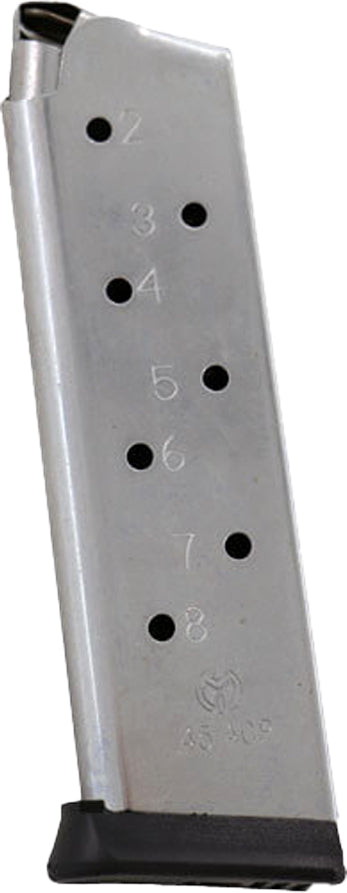 Metalform Magazine 1911 Govt 10mm 8rd Stainless Removable Baseplate
