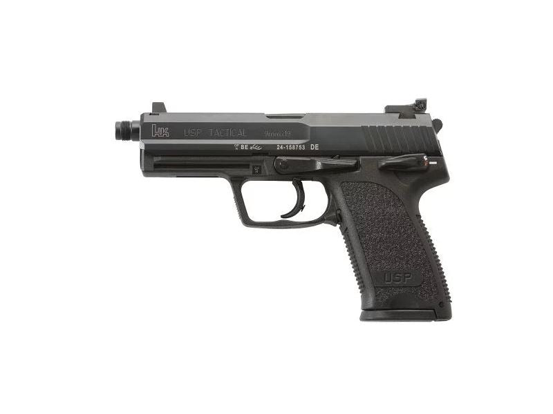 HK USP9 Tactical 9mm Pistol, 4.86" Barrel, 15+1 Capacity