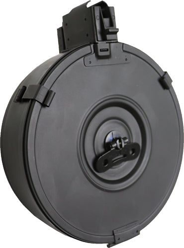 Iver Johnson AK47 100rd Black Metal Drum Rifle Magazine