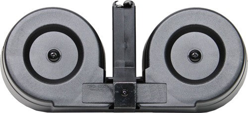 Iver Johnson AR15 223 Remington 100rd Drum Mag Black Clear Polymer