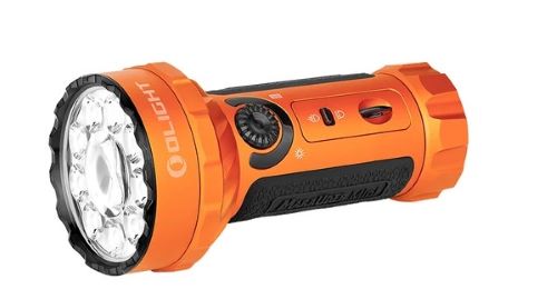 OLIGHT MARAUDER MINI 7000 LUMEN FLASHLIGHT ORANGE