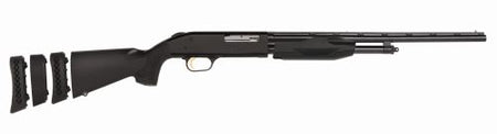 Mossberg 50358 510 Super Bantam Youth 410 Gauge Pump 3" 2+1 18.50" Blued Vent Rib Steel Barrel, Blued Steel Receiver, Black Synthetic Stock w/Adjustable LOP Spacer