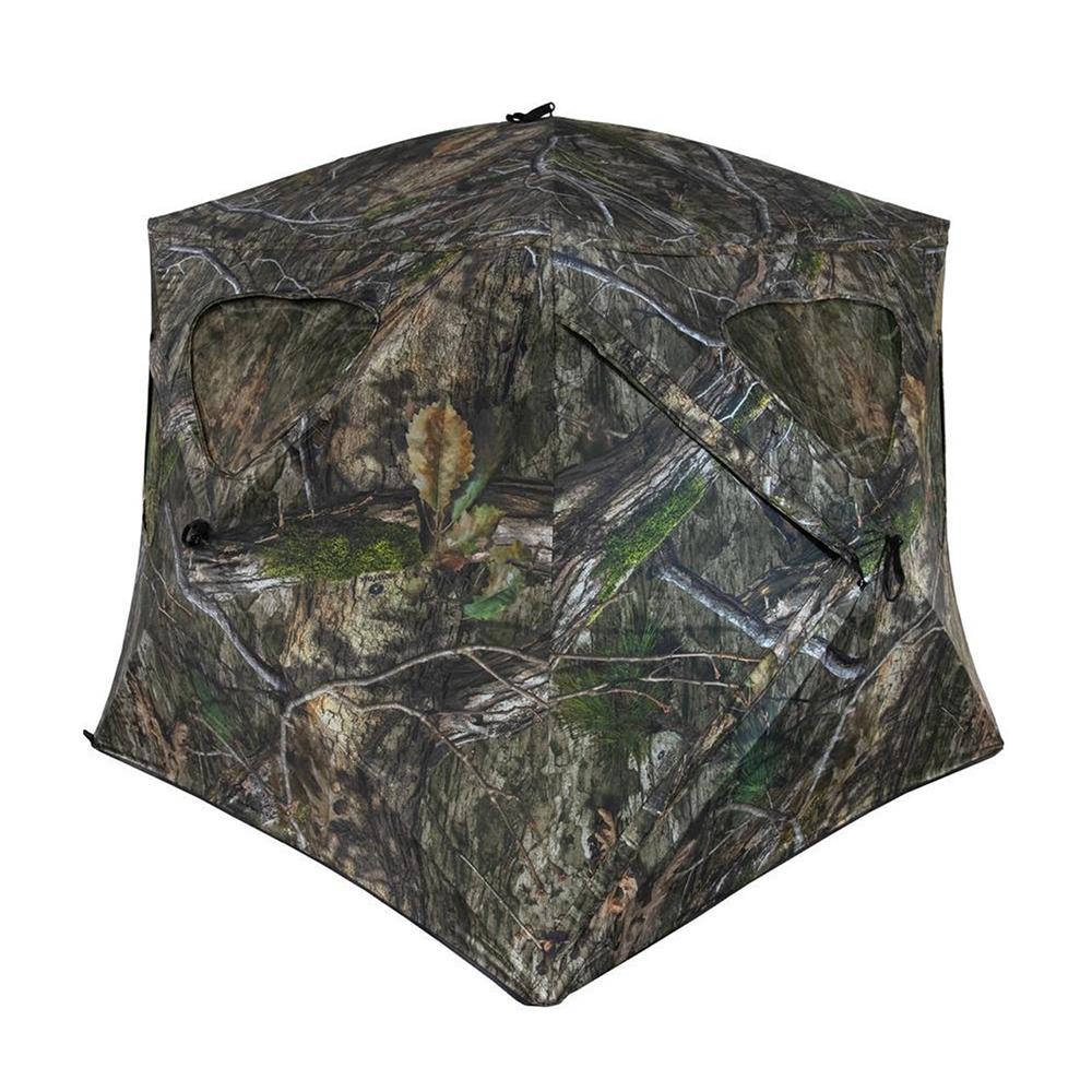 Ameristep Silent Brickhouse Wide-Bottom Hub Blind Mossy Oak Country DNA XL