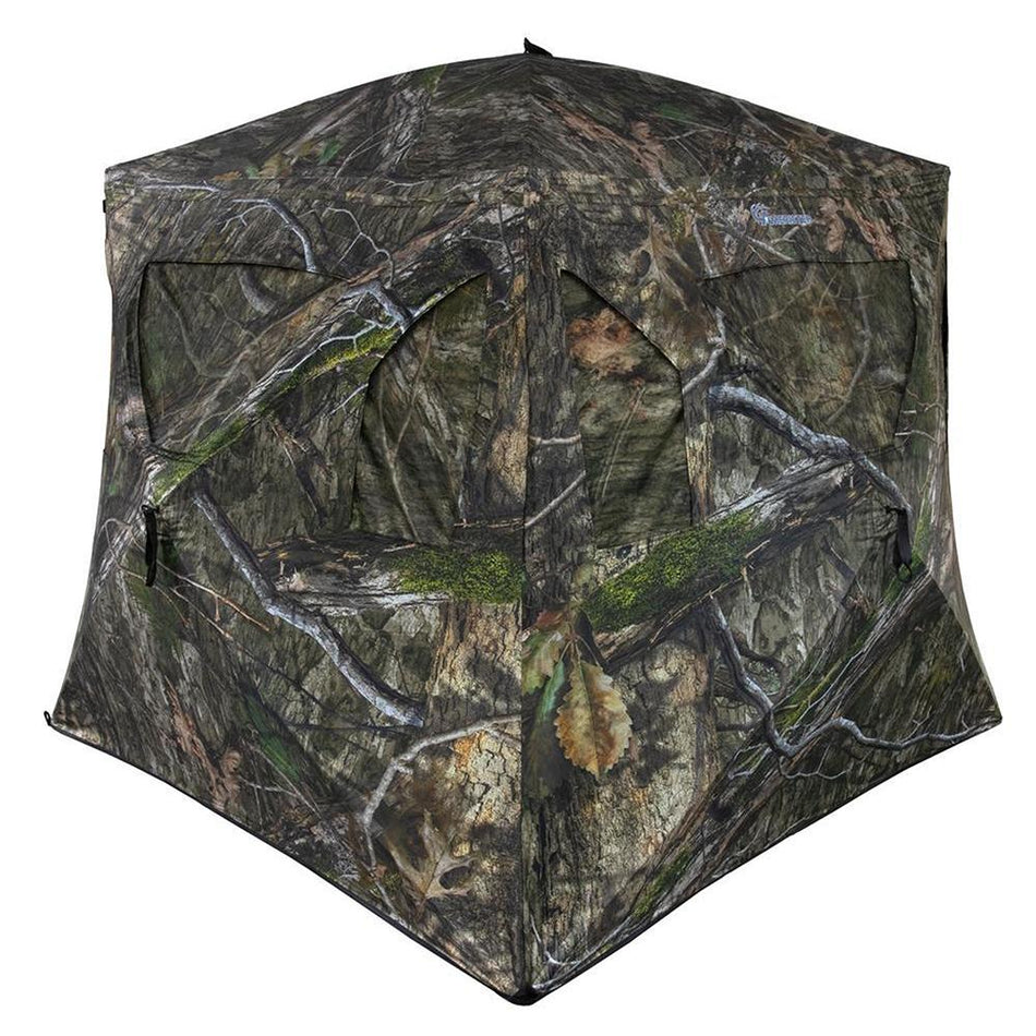 Ameristep Brickhouse Wide-Bottom Ground Blind in Mossy Oak Country DNA XL