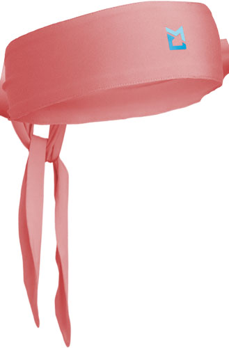 Mobile Cooling Head Wrap in Coral