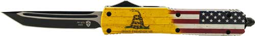 Templar Knife Slim Out-the-Front Don't Tread on Me 3.1" Tanto Blade