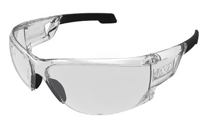 Mechanix Wear VNS-10AA-PU Type-N Safety Eyewear, Black Frame, Clear Lens