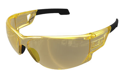 Mechanix Wear VNS-30AC-PU Type-N Safety Eyewear, Black Frame, Amber Lens