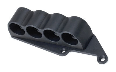 Mesa Tactical 90320 SureShell 4-Shell Side Saddle, Remington 870, 12 Gauge, Left, Black