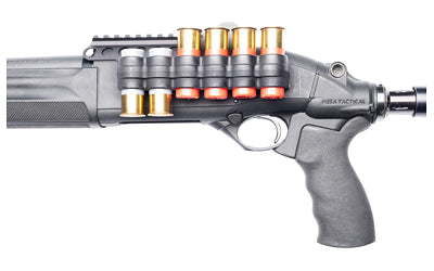 Mesa Tactical 94320 SureShell 6-Shell Polymer Carrier with Picatinny Rail, Fits Beretta 1301 12GA, Black