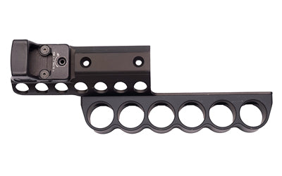 Mesa Tactical SureShell Aluminum 6-Shell Side Saddle & RMR Sight Mount, Beretta 1301 Tactical 12 Gauge, Matte Black 95290