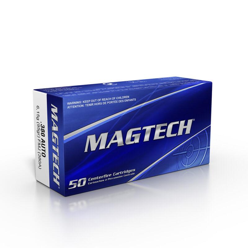 Magtech .380 ACP/Auto Handgun Ammo Sport Shooting Full Metal Jacket FMJ 95 grain 