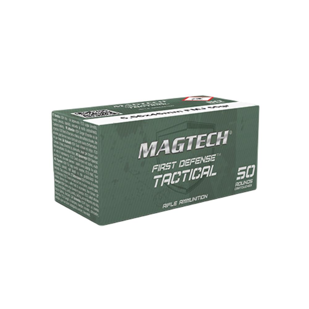 Magtech 5.56x45mm NATO Rifle Ammo First Defense Tactical/Training Full Metal Jacket FMJ 55 grain 