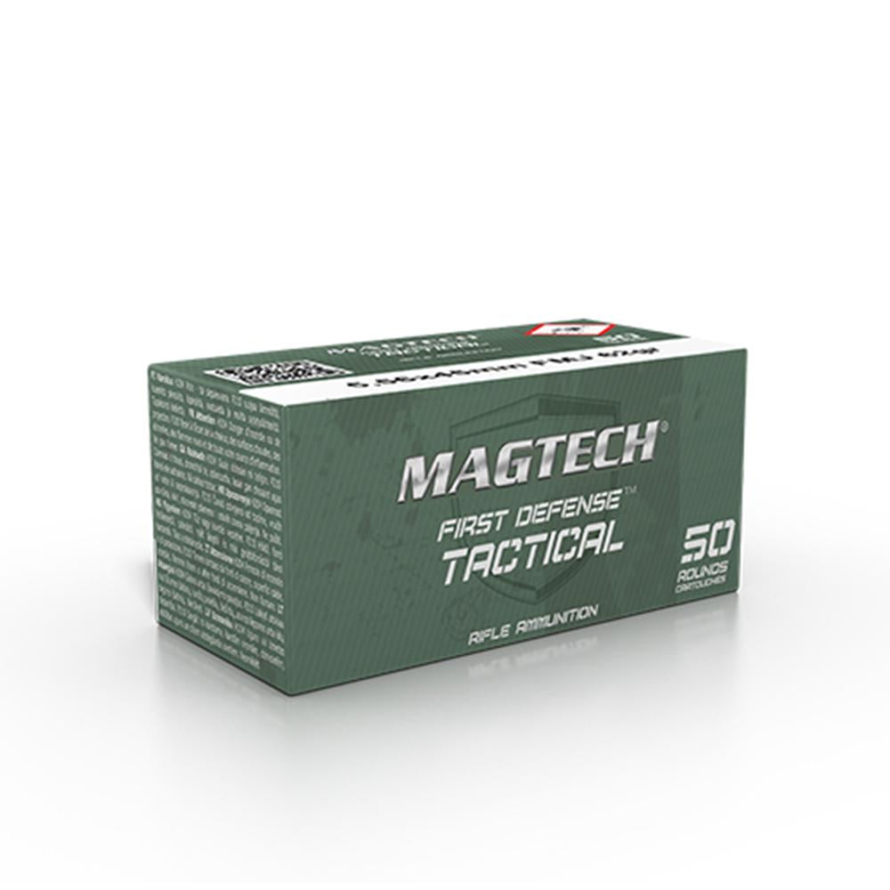 Magtech 5.56x45mm NATO Rifle Ammo  Full Metal Jacket FMJ 62 grain 