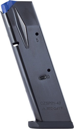 Mec-Gar Magazine for CZ 75B/85B/SP-01 .40 S&W 10rd Blued
