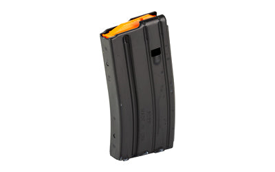 DURAMAG 2023001178CPD 20-Round .223/5.56/300BLK AR-15 Aluminum Magazine, Black Body, Orange Follower