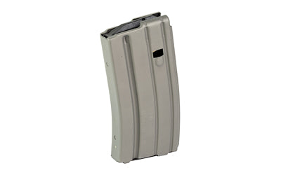 DURAMAG 2023002175CPD 20-Round .223/5.56/300BLK AR-15 Aluminum Magazine, Gray Body, Black Follower