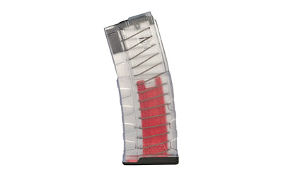 Mission First Tactical 15Rd .223/556 AR-15 EXD Magazine, 30-Round Body Style, Clear