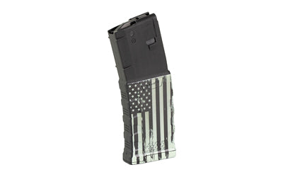 MFT EXDPM556D-C-AMF4 AR-15 Magazine, 223 Rem/556 NATO, 30-Round, B&W American Flag Graphic
