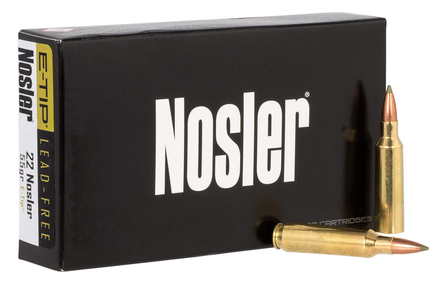 Nosler .22 Nosler 40140 Expansion Tip E-Tip Lead-Free 55 Grain