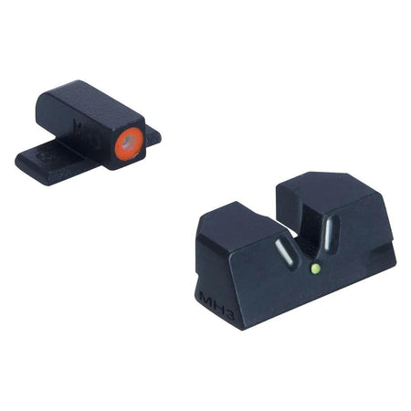Meprolight Hyper Bright Fixed Pistol Sight Set for Sig Sauer P226 – Orange Front, Green Rear