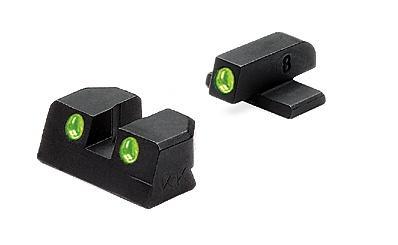 Meprolight Fixed Tritium Night Sights for Sig Sauer 9mm/.357 Sig - Green/Green