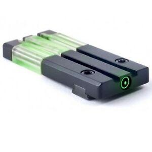 Meprolight FT Bullseye Green Tritium Fiber Optic Rear Sight for S&W M&P Shield and Shield Plus