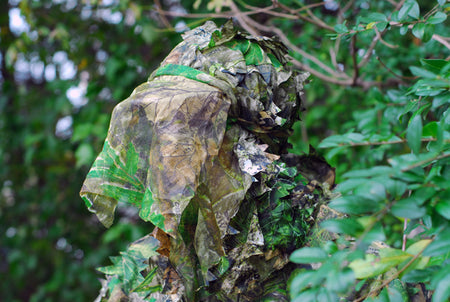 Titan 3D Leafy Camo Face Mask Mossy Oak Obsession NWTF