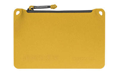 Magpul DAKA Small Organization Pouch, 6"x9", YKK Zipper, Polymer Fabric, Yellow MAG856-720