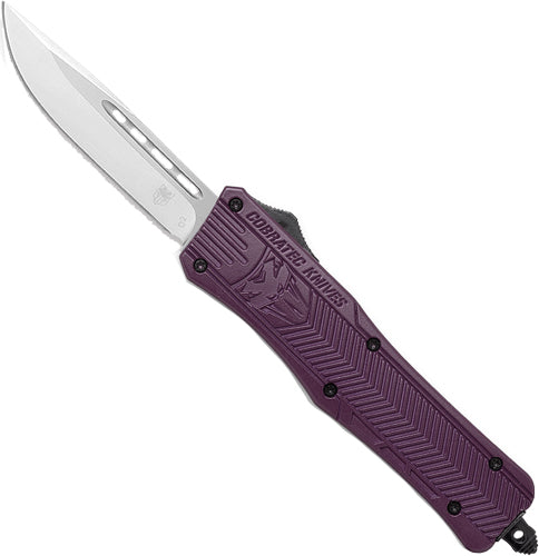 CobRaTec CTK1 Medium OTF Plum 3" Drop Point Blade Knife