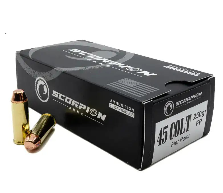 Scorpion 45 Long Colt 250 Grain Flat Point(FP) 770 FPS