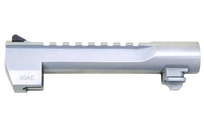 Magnum Research .50 Action Express 6" Replacement Barrel with Picatinny Rail for Desert Eagle MK XIX, Brushed Chrome BAR506BC