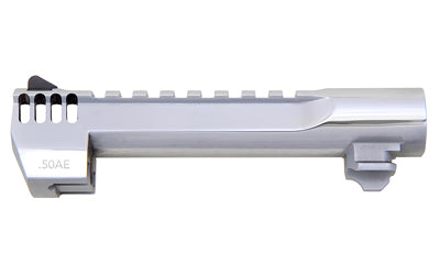 Magnum Research .50 AE 6" Desert Eagle MK XIX Polished Chrome Barrel with Muzzle Brake and Picatinny Rail BAR506PCIMB