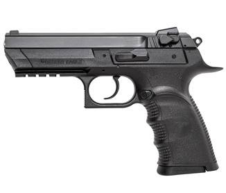 Baby Eagle III Full Size 9mm Pistol, Black Polymer, 10+1, Tactical Rail