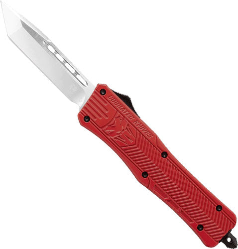 CobRaTec CTK1 Medium OTF Red 3" Tanto Blade Knife