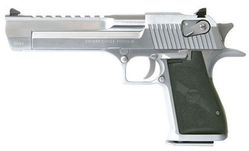 Magnum Research DE44CABC Desert Eagle Mark XIX *CA Compliant 44 Rem Mag 6" 8+1 Brushed Chrome Carbon Steel Frame & Cylinder Black Polymer Grip