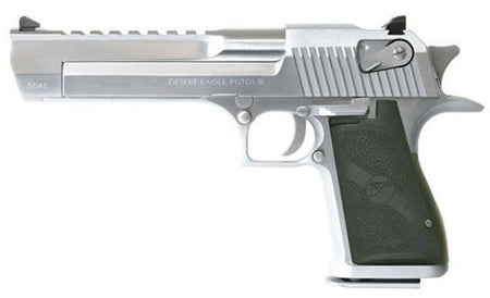 Magnum Research DE44CABC Desert Eagle Mark XIX *CA Compliant 44 Rem Mag 6" 8+1 Brushed Chrome Carbon Steel Frame & Cylinder Black Polymer Grip