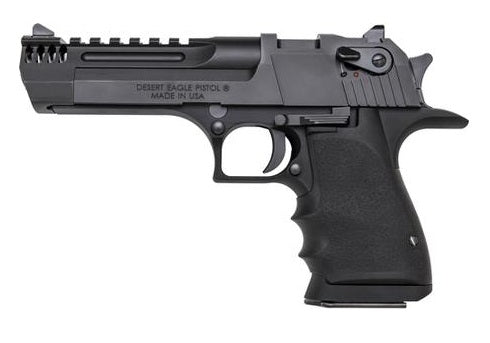 Magnum Research Desert Eagle L5 .50 AE 5" Pistol with Muzzle Brake, 7+1, Black Hogue Grip