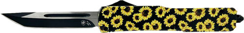 Templar Knife Slim Out-the-Front Sunflower 3.1" Tanto Black