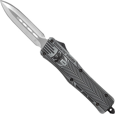 CobRaTec CTK1 Medium OTF Stonewash 3" Non-Serrated Dagger Blade Knife
