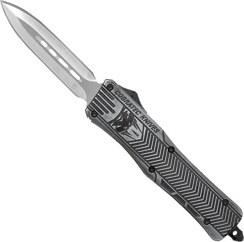 CobRaTec CTK1 Medium OTF Stonewash 3" Non-Serrated Dagger Blade Knife