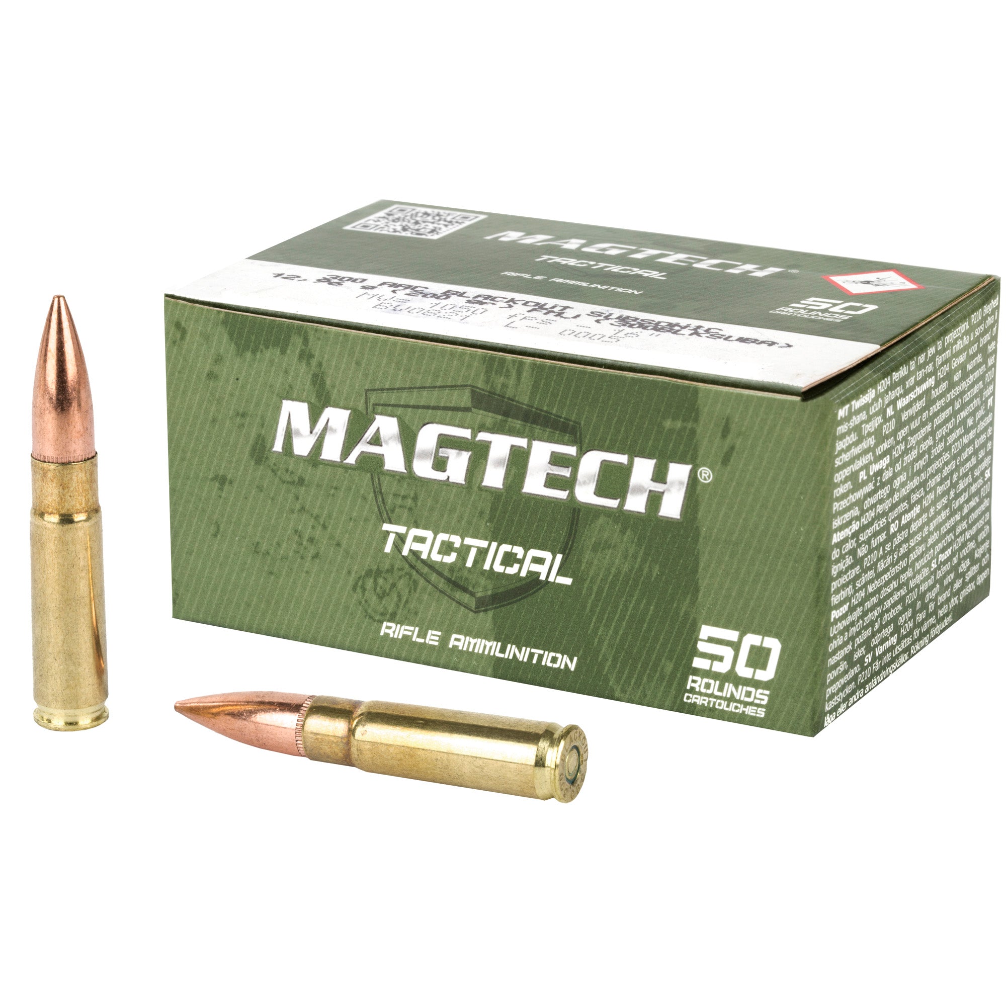 Magtech .300 AAC Blackout 300BLKSUBA Tactical/Training Subsonic Full Metal Jacket Subsonic 200 Grain