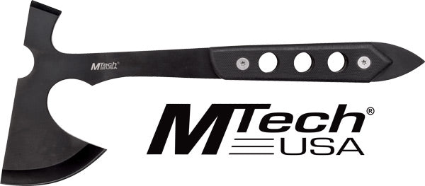 MTech 10" Tomahawk, 5" Black Blade, G10 Handle with Sheath